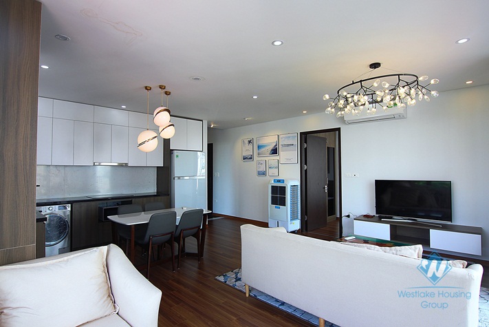 Beautiful and bright apartment for rent in the heart of Tay Ho district, Ha Noi